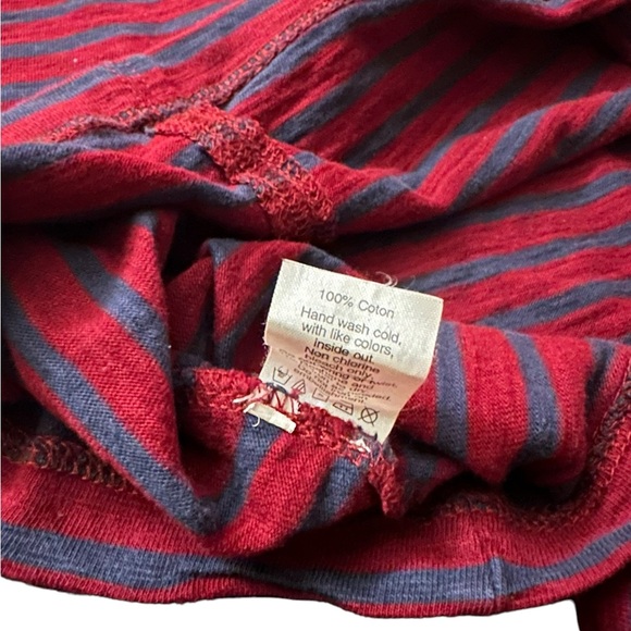 J. Crew Factory Jeweled Striped 3/4 sleeve - Picture 9 of 11